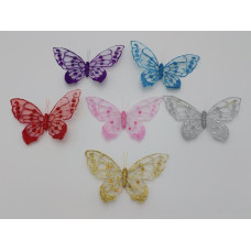 Бабочка на магните для декора штор Бабочки магниты на холодильник 16*11 cm набор 24 штуки