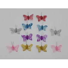 Бабочка на магните для декора штор Бабочки магниты на холодильник 6*5 cm набор 24 штуки