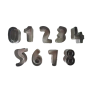 Форма для выпечки печенья каттер Вырубка металлическая Цифры в наборе 9 штук L 3,5 cm