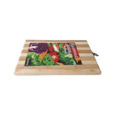 Бамбуковая разделочная кухонная доска для нарезки овощей и продуктов прямоугольная маленькая Бамбук 20 * 30 cm