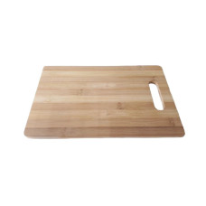 Бамбуковая разделочная кухонная доска для нарезки овощей и продуктов прямоугольная маленькая Бамбук 28 * 18 cm