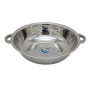 Дуршлаг из нержавеющей стали Сито нержавейка с двумя ручками D 31,5 cm H 9,5 cm