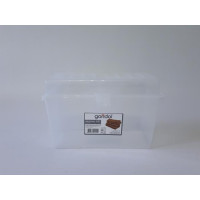 Контейнер харчовий пластиковий з кришкою для хліба Ємність для зберігання G455 Gondol 20,5*9 cm H 13,5 cm