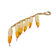 Искусственная ветка кукуруза 6 штук Муляж фрукты для декора L 54 cm