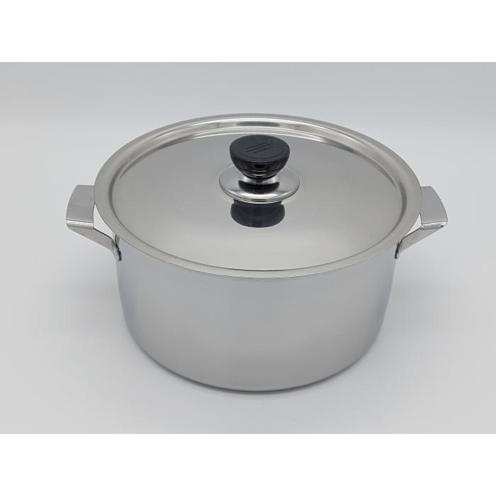 Каструля з нержавіючої сталі з кришкою 4 літри Нержавіюча сталь D 22 cm H 12 cm