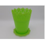 Кашпо для квітів пластикове Elif plastik Горщик квітковий пластмасовий Горщик-кашпо із пластику D 19 H 25 cm