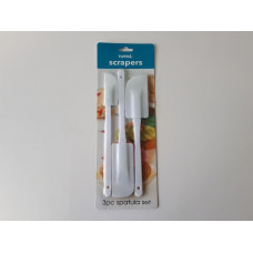 Набор лопаток силиконовых из 3-х штук L 24/24,5/25,5 cm.