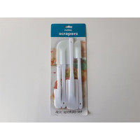 Набор лопаток силиконовых из 4-х штук L 15/24,5/25/25,5 cm.