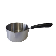 Ківш кухонний нержавіюча сталь з пластиковою ручкою Ковшик з нержавіючої сталі для кухні 16*8 cm L 32 cm 1,25 л