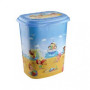 Кошик бак з кришкою для брудної білизни великий пластиковий 339 Elif Plastik 43*34 cm H 51 cm 45 літрів