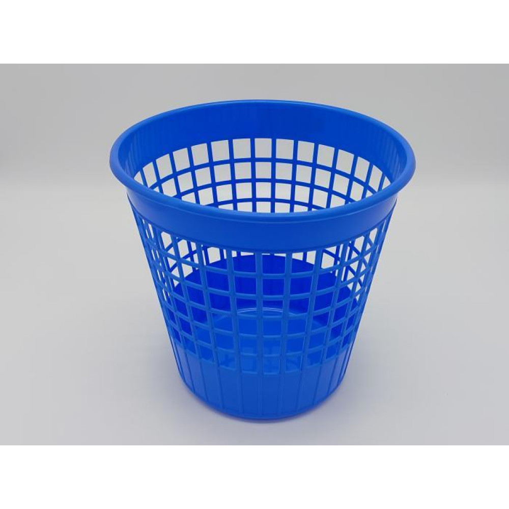 Корзина урна офисная для мусора и бумаг пластиковая 2110 Senyayla Plastik D 24 cm H 23 cm 7,5 литров