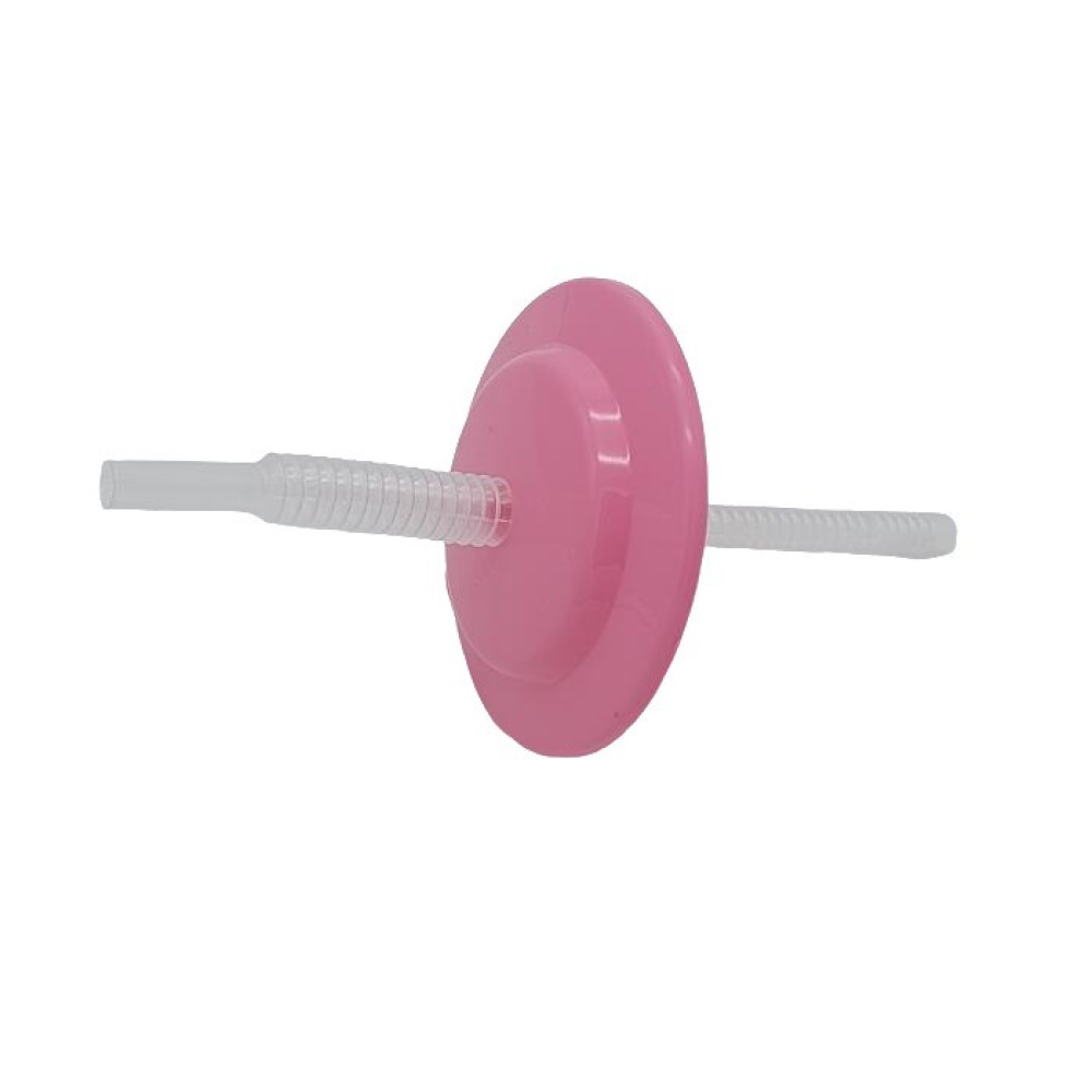 Крышка пластиковая с трубочкой D 9 cm