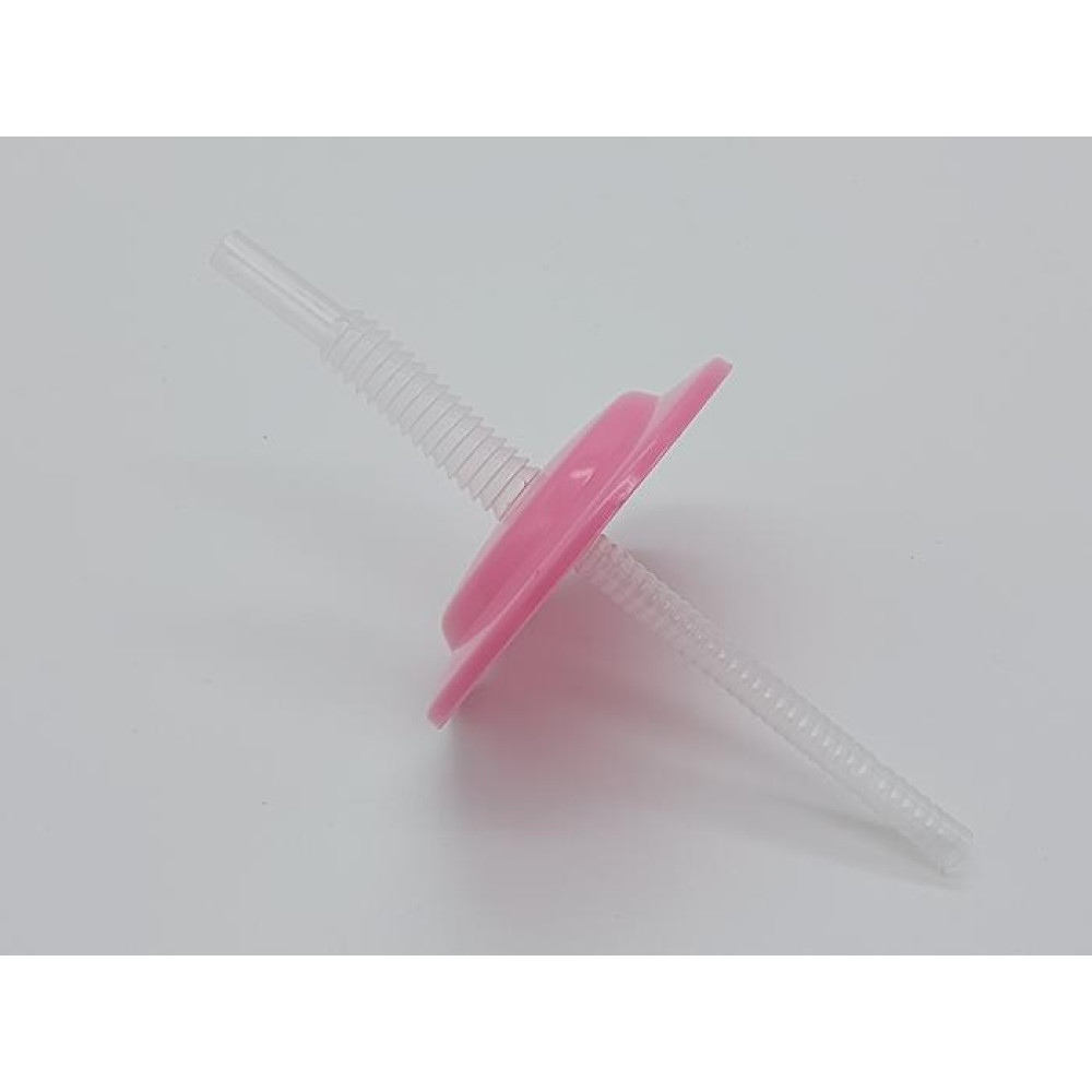 Крышка пластиковая с трубочкой D 9 cm