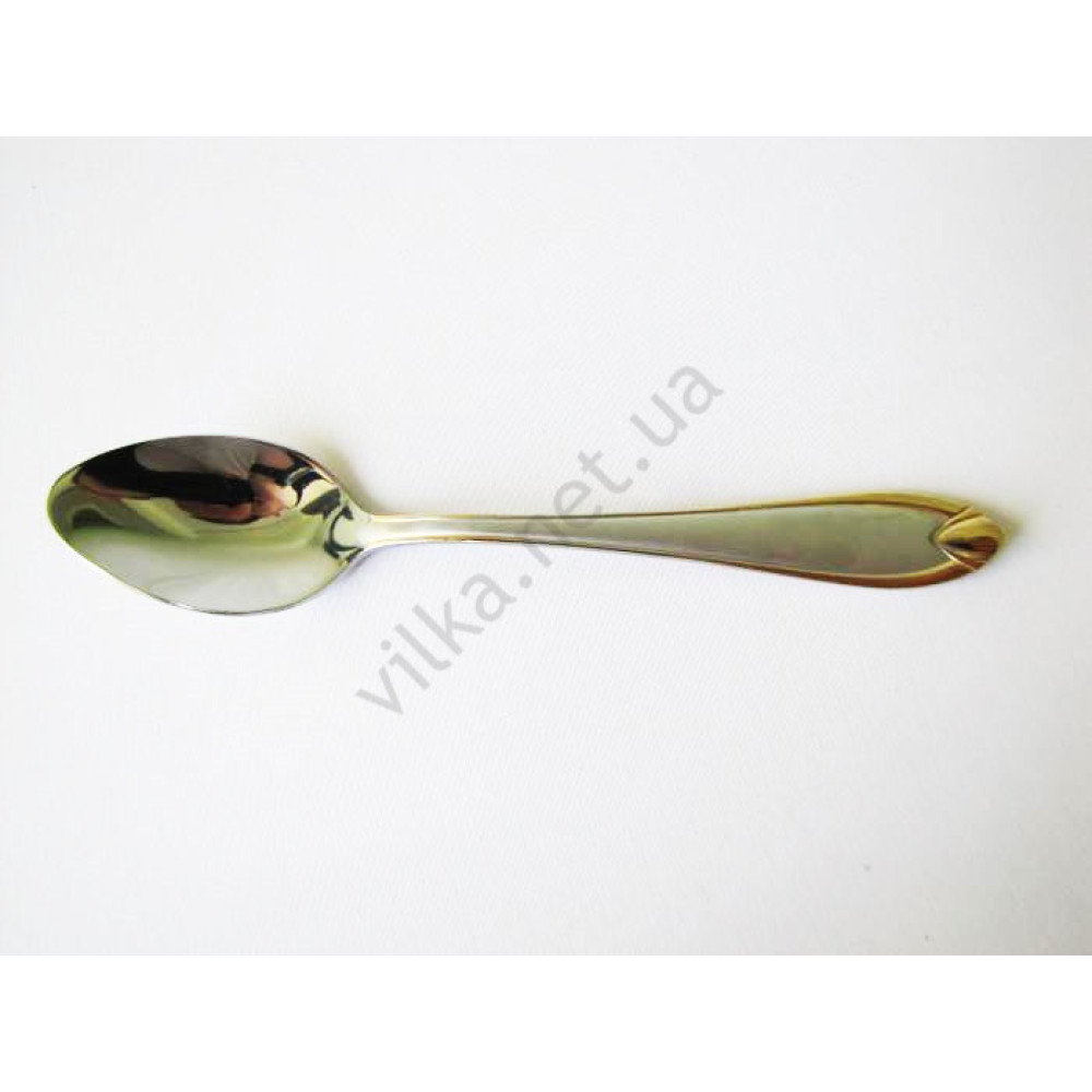 Ложка чайная Капля золотая L 15,5 cm (12 шт. в уп.)