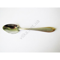 Ложка чайная Капля золотая L 15,5 cm (12 шт. в уп.)