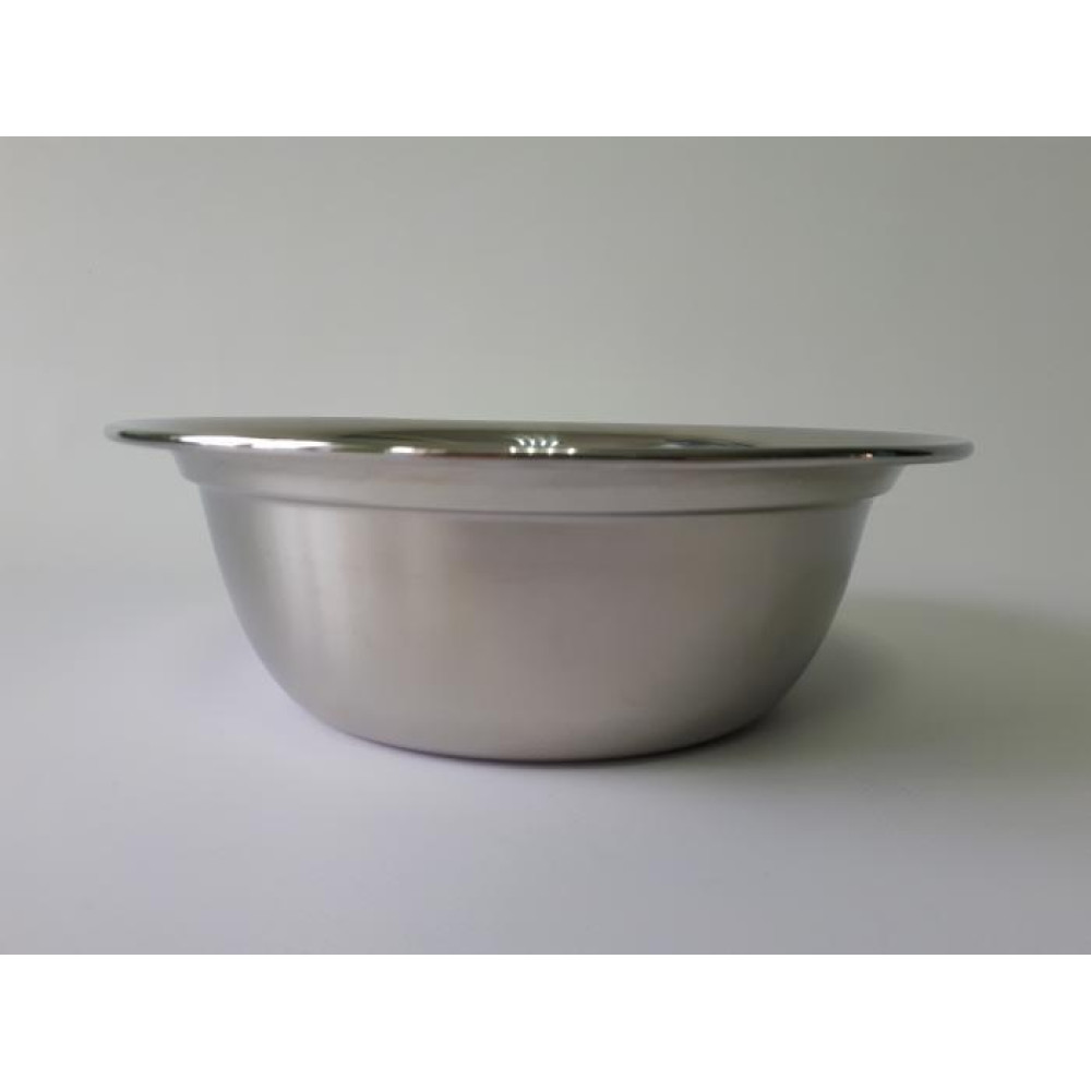 Миска кухонная из нержавеющей стали глубокая D 24 cm H 8 cm 1,7 литра для столовой Нержавейка высший сорт