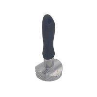 Кухонний молоток алюмінієвий для відбивання м'яса Пристосування для відбиття м'яса з гумовою ручкою L 17 D 7 cm