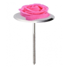 Гвоздик кондитерский для создания цветов Металлический гвоздь для роз из крема D 3,2 cm L 7 cm