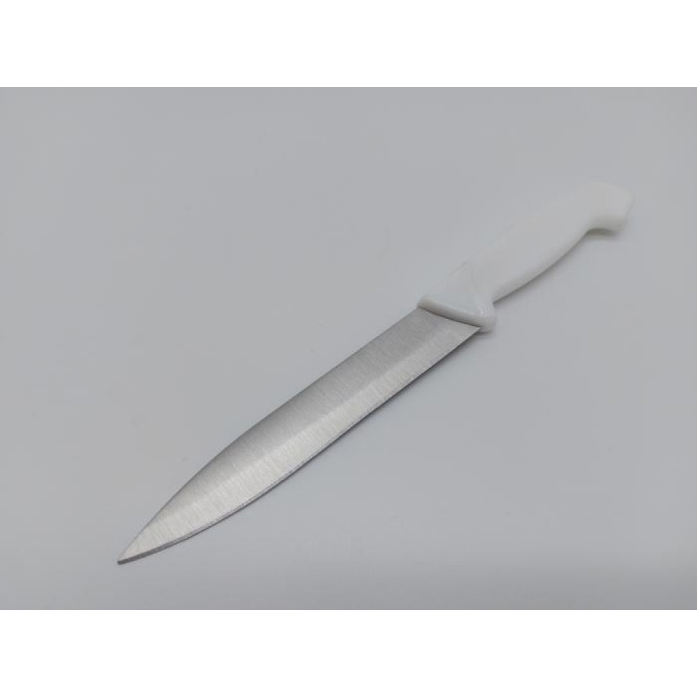 Нож кухонный универсальный с белой ручкой "MASTER" L 23 cm лезвие 13 cm