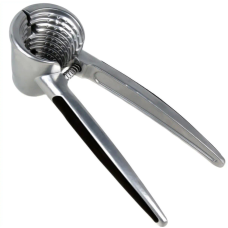 Орехокол ручной конусный алюминиевый Ореходавка для грецких орехов с прорезиненными ручками L 18 cm D 4,5 cm