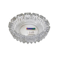 Попільничка скляна кругла для цигарок настільна D 16/12 cm H 4,5 cm