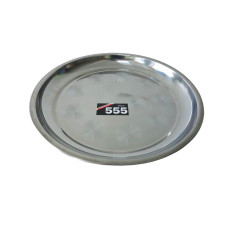 Піднос металевий круглий нержавіюча сталь Нержавіюча сталь "555" D 30,5 / 23 cm H 3 cm
