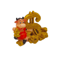 Статуэтка фигурка новогодняя символ года Бык декоративная 9*6 cm H 6,5 cm