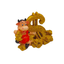 Статуэтка фигурка новогодняя символ года Бык декоративная 9*6 cm H 6,5 cm