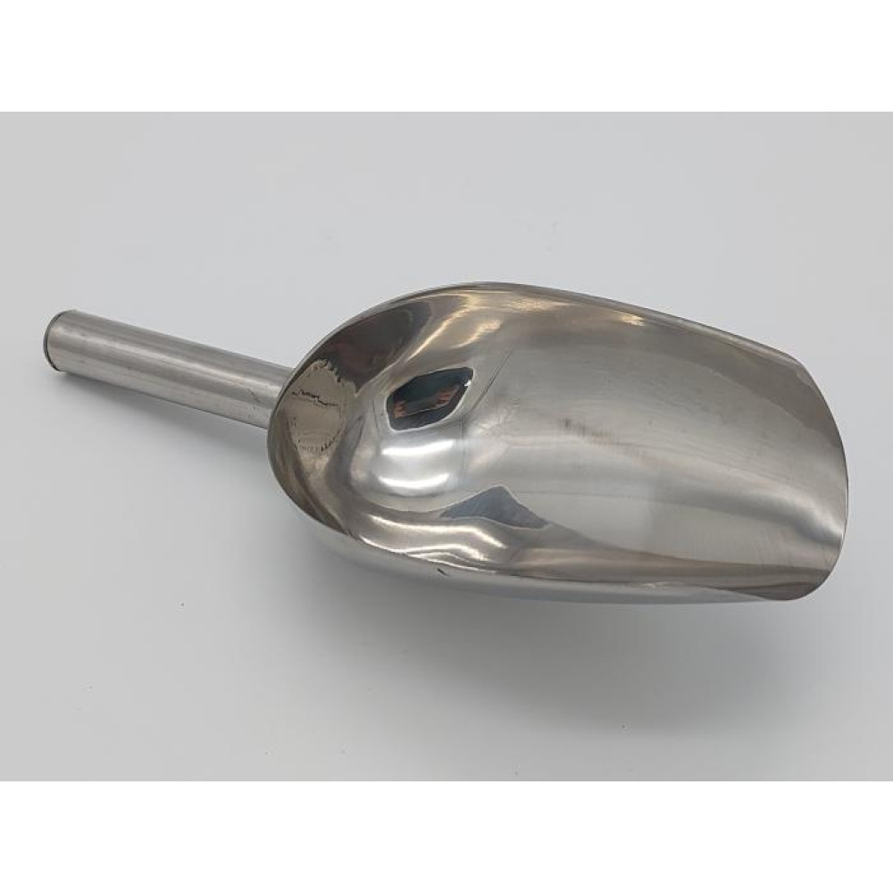 Совок для льоду сипучих продуктів та круп нержавіюча сталь L 24 cm/чаша 14*10 cm місткість 300 грам