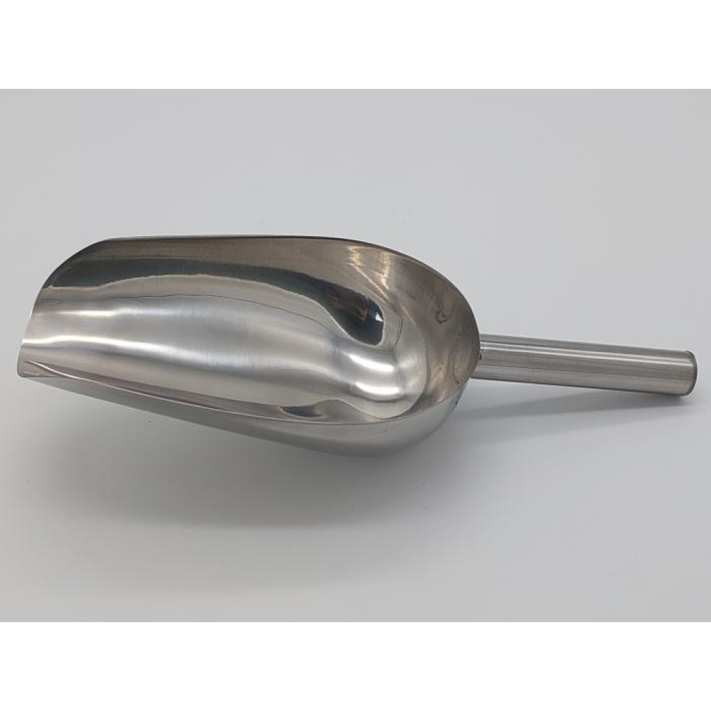 Совок для льоду сипучих продуктів та круп нержавіюча сталь L 27 cm/чаша 18*12 cm місткість 400 грам