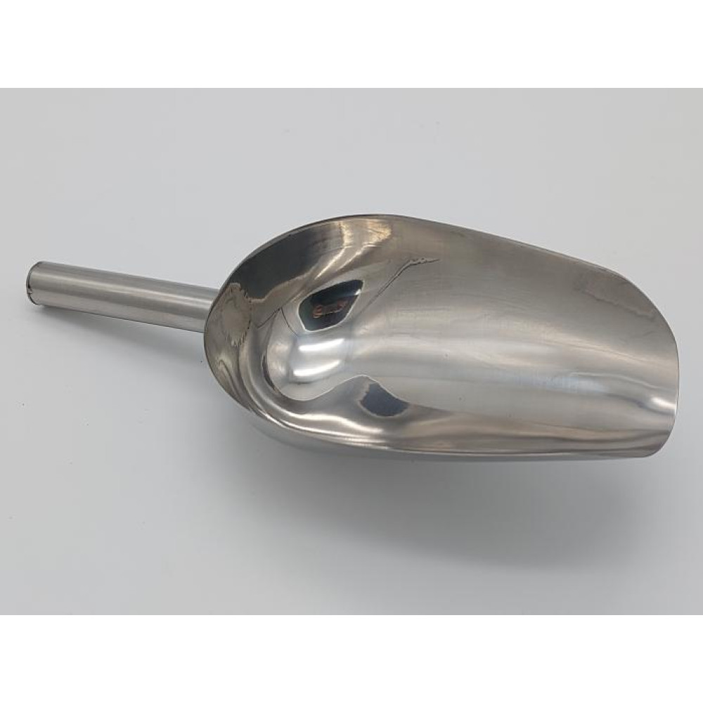 Совок для льоду сипучих продуктів та круп нержавіюча сталь L 27 cm/чаша 18*12 cm місткість 400 грам
