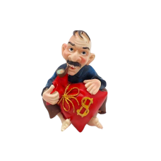 Копилка статуэтка Казак с мешком Декоративная фигурка H 12,5 cm