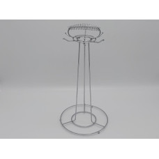 Стійка для чашок металева "Пружина" Підставка сушарка для кухлів на 6 гачків H 41 cm