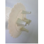 Підставка для торта 3 х ярусна Стійка пластикова для капкейків D 20/24/29 cm H 40 cm