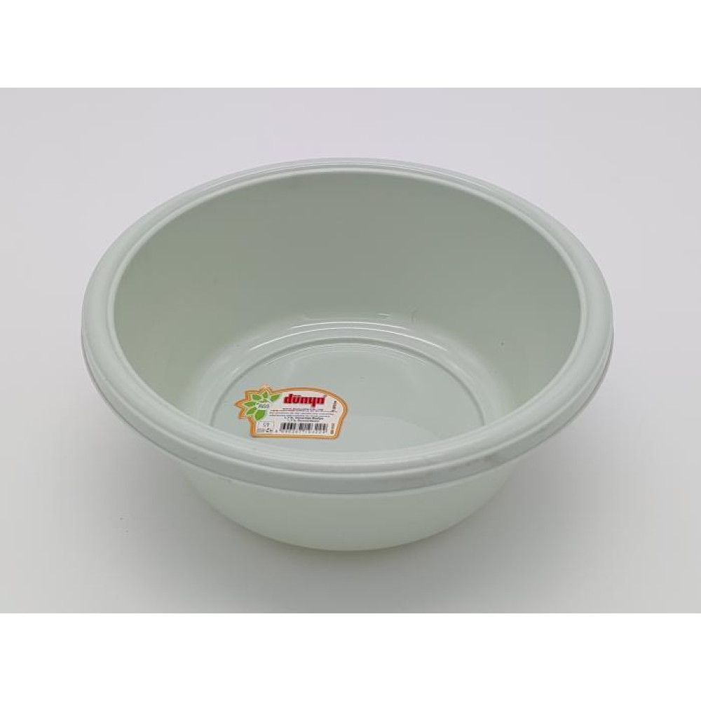 Миска таз пластиковый пищевой Dunya plastik 10322 D 20 cm H 8 cm 1,7 литра