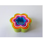Пластиковая форма для выпечки печенья и пряников Цветочек Вырубка каттер для печенья в наборе 5 штук H 3 cm