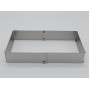 Форма для випікання квадратна розсувна Форма для складання та формування торта з нержавіючої сталі Квадрат 15,5-28 cm