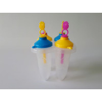 Форми для морозива пластикова у наборі 4 штуки Формочки для фруктового льоду L 10 cm