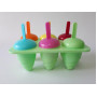 Форми для морозива пластикова у наборі 6 штук Формочки для фруктового льоду L 8 cm