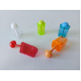 Форми для канапе пластикові у наборі 5 штук 3*2,5 cm H 4,5 cm
