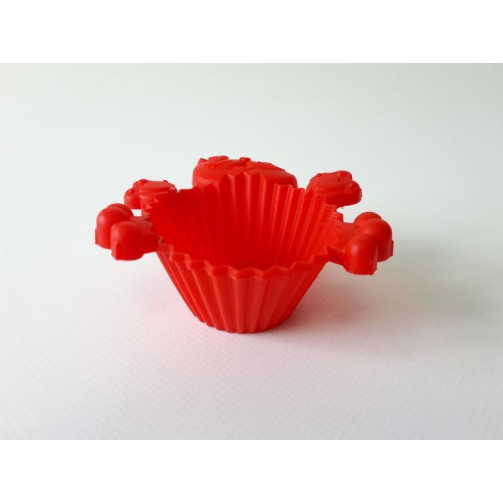 Форма силиконовая кондитерская для выпечки кексов Котик 8,5 * 5,5 cm