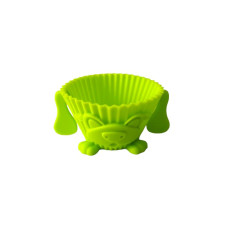 Форма силиконовая кондитерская для выпечки кексов Собачка D 7 cm H 3,5 cm