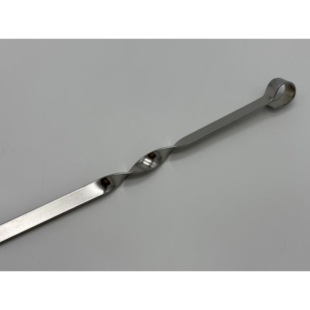 Шампур из нержавеющей стали L 60 cm толщина 1,2 cm в упаковке 6 штук