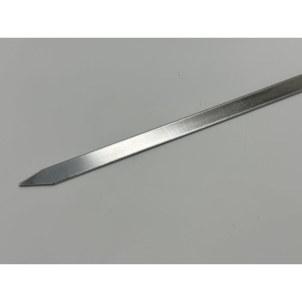 Шампур из нержавеющей стали L 60 cm толщина 1,2 cm в упаковке 6 штук