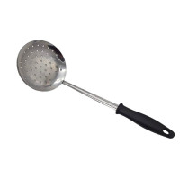 Шумівка лопатка кухарська кухонна нержавіюча сталь з дірочками для зняття піни з пластиковою ручкою L 32 cm