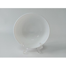 Салатник белый стеклокерамика Миска глубокая для первых блюд Тарелка суповая 6 штук в упаковке 350 мл Пиала