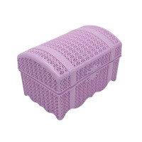 Сундук пластиковый Alya Plastik ALY 300 для хранения вещей Косичка 19*12 cm H 12 cm