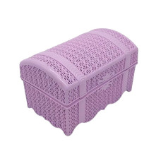 Сундук пластиковый Alya Plastik ALY 300 для хранения вещей Косичка 19*12 cm H 12 cm