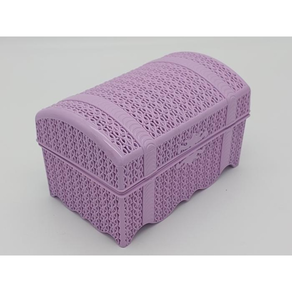 Сундук пластиковый Alya Plastik ALY 300 для хранения вещей Косичка 19*12 cm H 12 cm