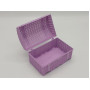 Сундук пластиковый Alya Plastik ALY 300 для хранения вещей Косичка 19*12 cm H 12 cm